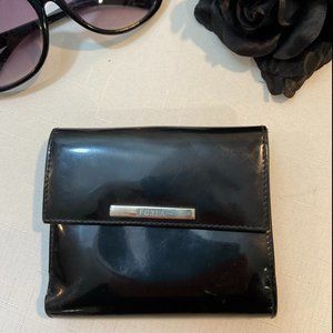 Furla Black Polished Leather Wallet